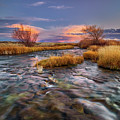 Little Wood River Sunset Idaho